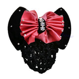 INDI Hair Bow Barrette - Pink, Brown, Navy blue, Dusty pink