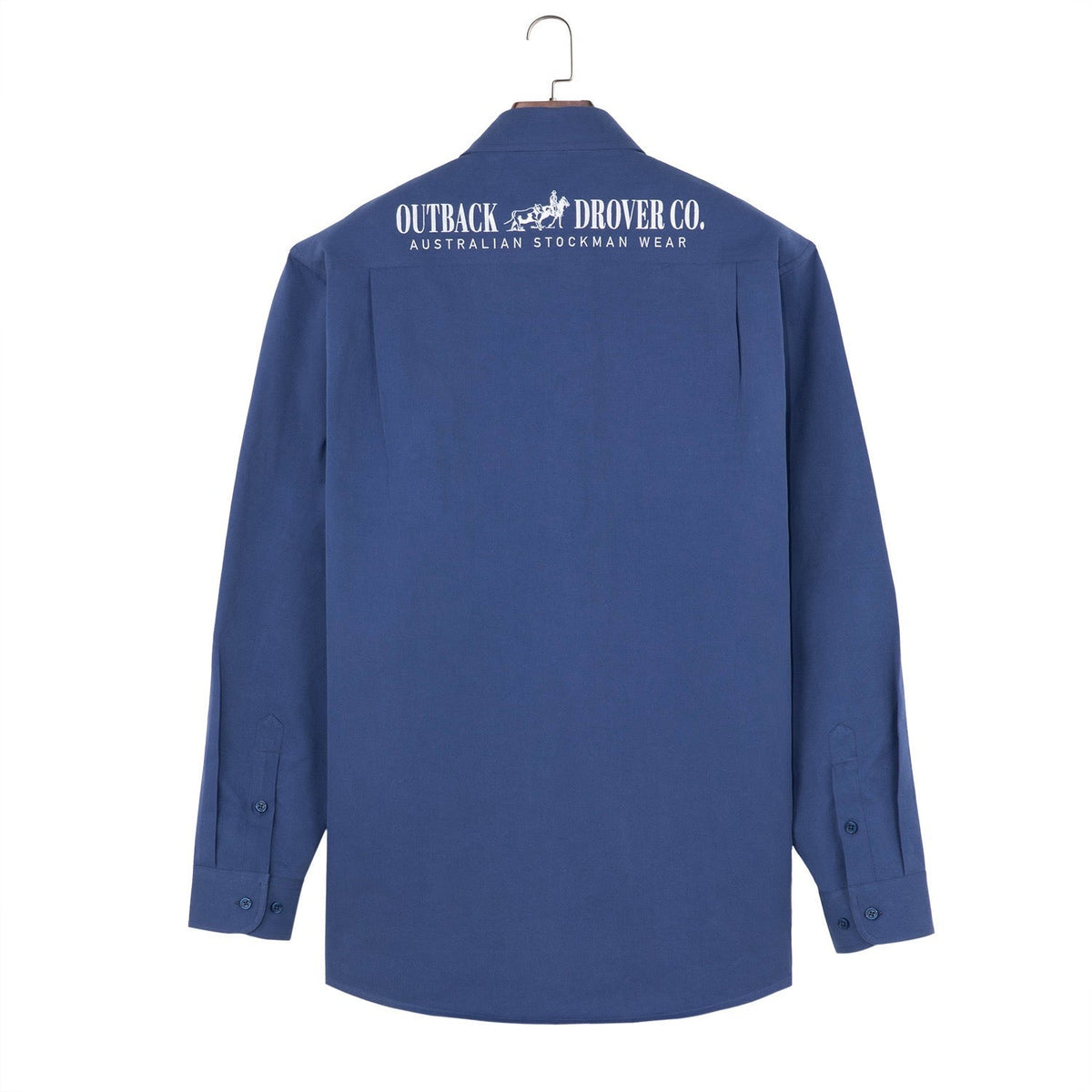 Willow 1/2 Button Ladies Workshirt - Mulga Blue