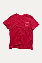 Kids Classic Signature CL T-Shirt Red - White Logo