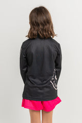 Kids Signature Fishing Shirt - Black & Tan