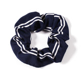 LACEY Striped Hair Scrunchie - Black, white, red, navy - Free postage in Australia