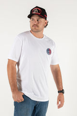 Mens Classic Signature CL T Shirt - White - Camo Logo
