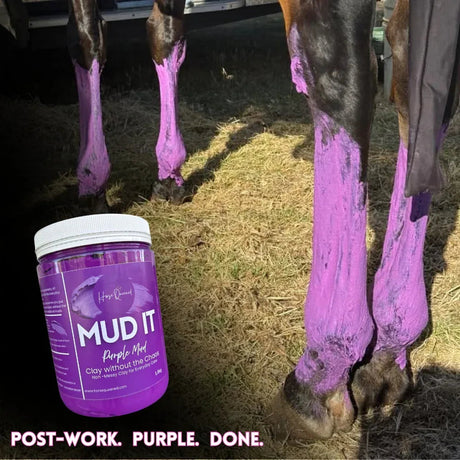 Mud It – Purple Clay for Horses | Clay Without the Chaos - Horse Queened