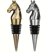 Horse Head Wine Stopper - Bronze or Silver