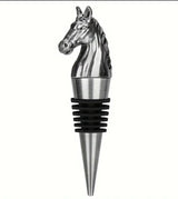 Horse Head Wine Stopper - Bronze or Silver