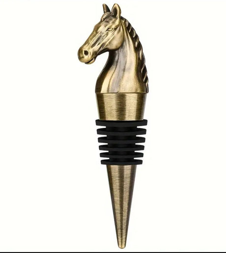 Horse Head Wine Stopper - Bronze or Silver
