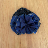 SIERRA Hair bow barrette - Black or Navy