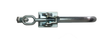 ute tray latch, non-spring loaded, 200mm