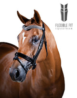 Premium Black Snaffle Bridle 'Arvia'