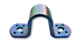 Top straddles for gates in blue and gold zinc