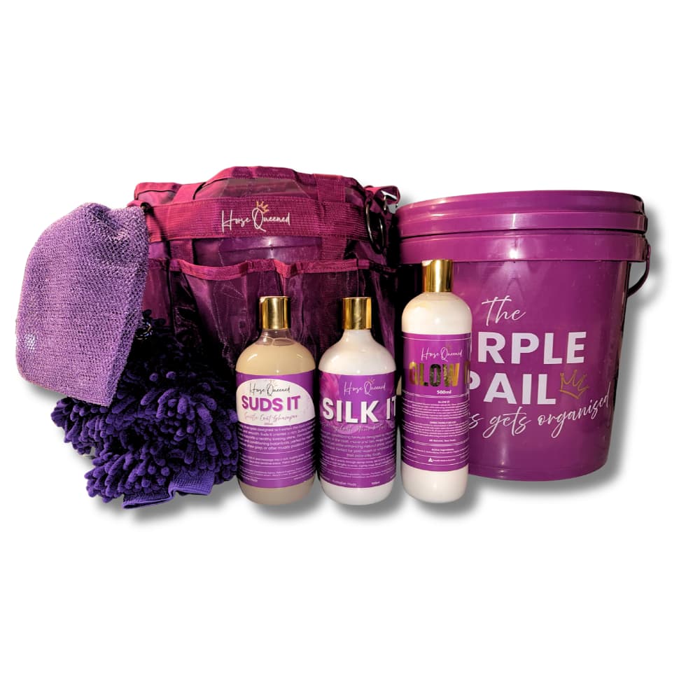 Wash Day Royalty Pail – Horse Grooming Wash Day Bundle
