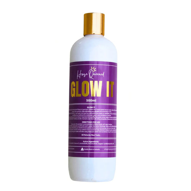 Glow It – Horse Grooming Natural Coat Shine + Conditioner - Horse Queened
