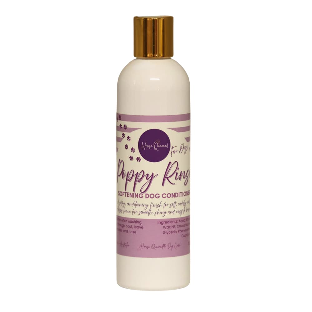 Poppy Rinse – Dog Grooming Softening Conditioner - Horse Queened