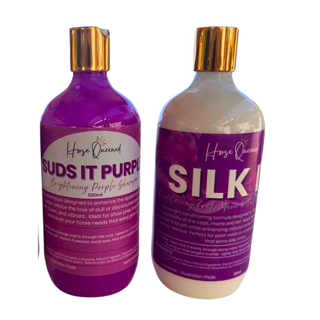 The Wash & Silk Collection – Horse Grooming Wash Day Bundle - Horse Queened
