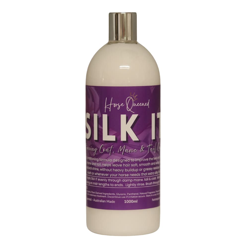 Silk It – Horse Grooming Coat, Mane & Tail Conditioner - Horse Queened