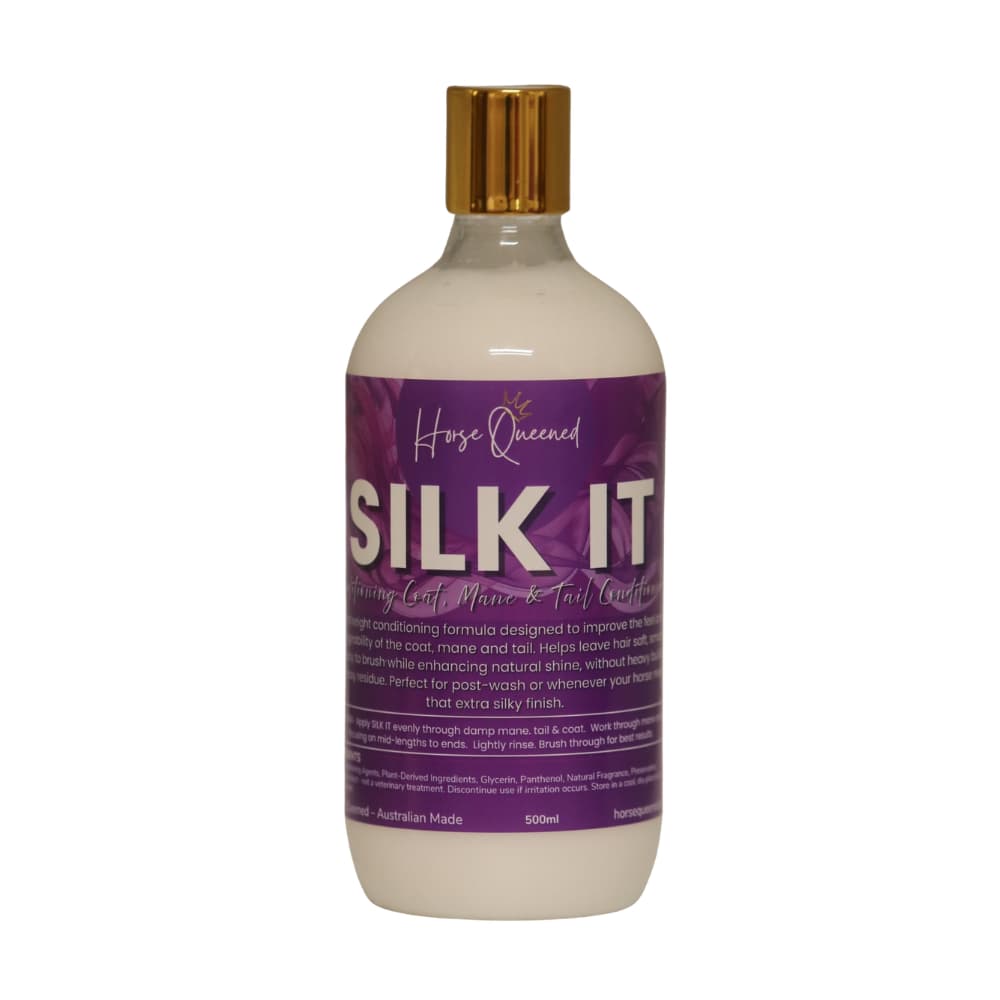 Silk It – Horse Grooming Coat, Mane & Tail Conditioner - Horse Queened