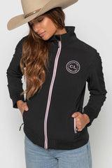 Womens - Rustler - Soft Shell Jacket - Black & Pink