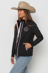 Womens - Rustler - Soft Shell Jacket - Black & Pink