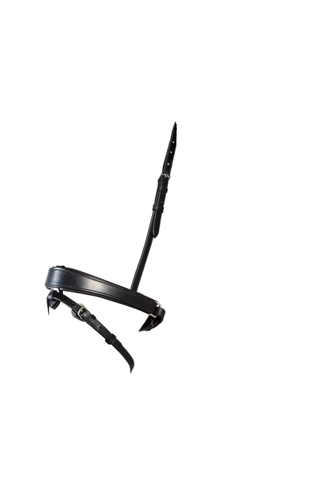 ANATOMICAL FLAT PLAIN CONVERTER CRANK - BLACK SNAFFLE/DOUBLE NOSEBAND - Flexible Fit Equestrian Australia
