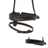 ANATOMICAL FLAT PLAIN CONVERTER CRANK - HAVANA SNAFFLE/DOUBLE NOSEBAND - Flexible Fit Equestrian Australia