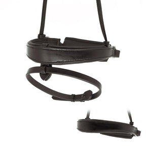 ANATOMICAL FLAT PLAIN CONVERTER CRANK - HAVANA SNAFFLE/DOUBLE NOSEBAND - Flexible Fit Equestrian Australia