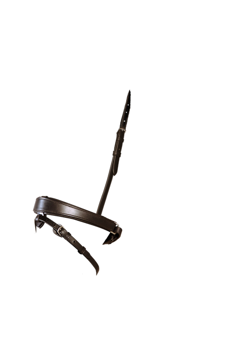 ANATOMICAL FLAT PLAIN CONVERTER CRANK - HAVANA SNAFFLE/DOUBLE NOSEBAND - Flexible Fit Equestrian Australia