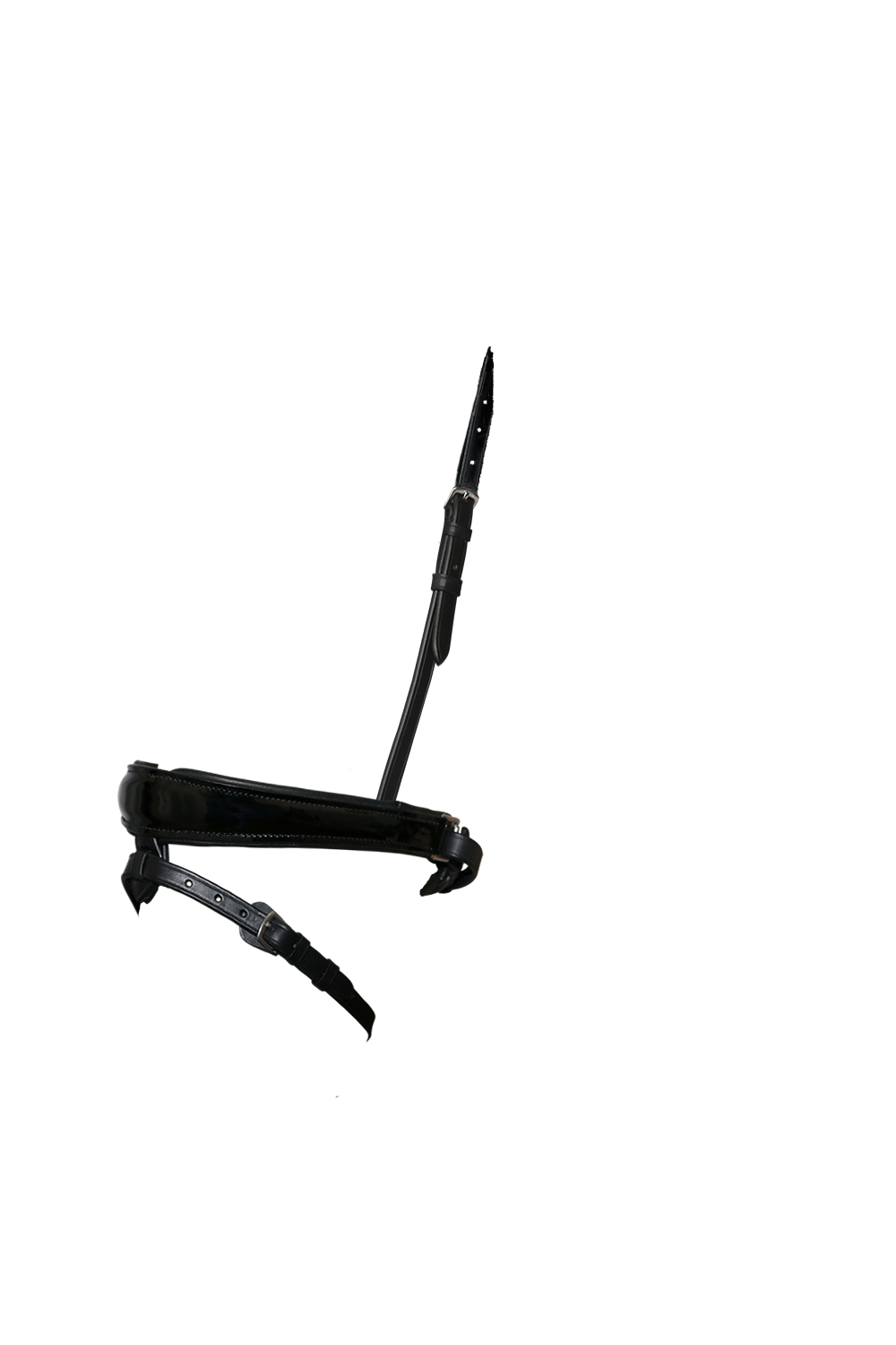 ANATOMICAL RAISED PATENT CONVERTER CRANK - BLACK SNAFFLE/DOUBLE NOSEBAND - Flexible Fit Equestrian Australia