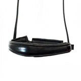ANATOMICAL RAISED PATENT CONVERTER CRANK - BLACK SNAFFLE/DOUBLE NOSEBAND - Flexible Fit Equestrian Australia