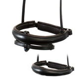 ANANTOMICAL RAISED PLAIN CONVERTER CRANK - HAVANA SNAFFLE/DOUBLE NOSEBAND - Flexible Fit Equestrian Australia