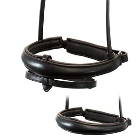 ANANTOMICAL RAISED PLAIN CONVERTER CRANK - HAVANA SNAFFLE/DOUBLE NOSEBAND - Flexible Fit Equestrian Australia