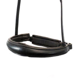 ANANTOMICAL RAISED PLAIN CONVERTER CRANK - HAVANA SNAFFLE/DOUBLE NOSEBAND - Flexible Fit Equestrian Australia