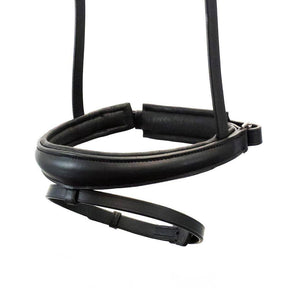 ANATOMICAL RAISED PLAIN HANOVERIAN CRANK - BLACK NOSEBAND - Flexible Fit Equestrian Australia