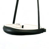 ANATOMICAL RAISED WHITE PADDED CONVERTER CRANK - BLACK SNAFFLE/DOUBLE NOSEBAND - Flexible Fit Equestrian Australia