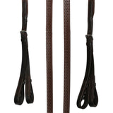 BIO GRIP SPLIT HAVANA REINS - Flexible Fit Equestrian Australia