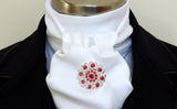 Pink hearts brooch with crystals – Free postage in Australia