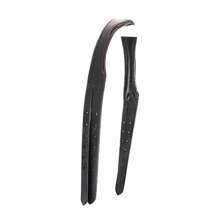 NOSEBANDLESS GEL PADDED ANATOMICAL HEADPIECE 5/8 WIDE CHEEK STRAPS - HAVANA - Flexible Fit Equestrian Australia
