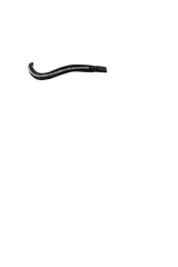 Cream & Light Blue Pearl Wave - Black Browband - Flexible Fit Equestrian Australia