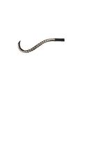 Single Row Crystal Deep Wave - Black Browband