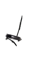 EXTRA WIDE STRAIGHT RAISED PATENT CONVERTER CRANK - BLACK SNAFFLE/DOUBLE NOSEBAND - Flexible Fit Equestrian Australia