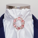 CHLOE Pink & gold crystal brooch – Free postage in Australia