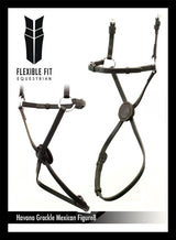 FIGURE 8 - HAVANA NOSEBAND - Flexible Fit Equestrian Australia