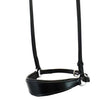 FLAT DROP - BLACK NOSEBAND - Flexible Fit Equestrian Australia