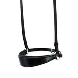 FLAT DROP - BLACK NOSEBAND - Flexible Fit Equestrian Australia