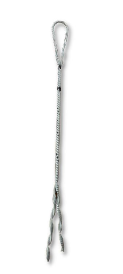 2-prong - 5 strand twisted galvanised helicoil