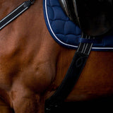 LONG GEL PADDED BELLY GIRTH - BLACK - Flexible Fit Equestrian Australia