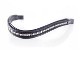 MINI CLINCHER GREY CRYSTAL WAVE - BLACK BROWBAND - Flexible Fit Equestrian Australia