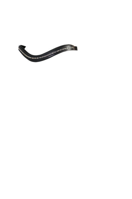 MINI CLINCHER GREY CRYSTAL WAVE - BLACK BROWBAND - Flexible Fit Equestrian Australia