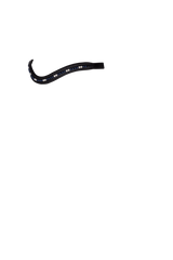 NAVY AND DOUBLE CREAM PEARL WAVE - BLACK BROWBAND - Flexible Fit Equestrian Australia