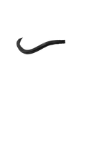 THIN RAISED WAVE - BLACK BROWBAND
