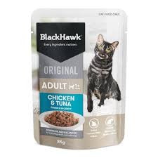 Black Hawk Adult Cat Chicken & Tuna 85g